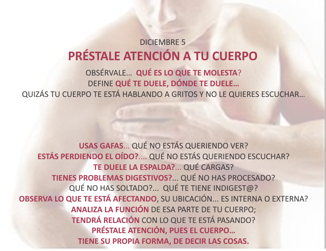 Préstale atención a tu cuerpo